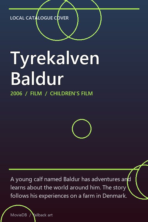 Tyrekalven Baldur poster