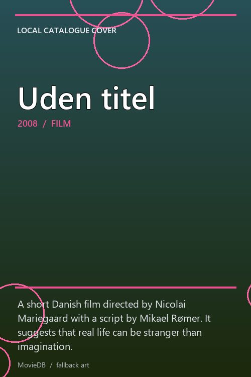 Uden titel poster