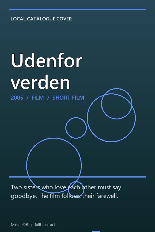 Udenfor verden poster