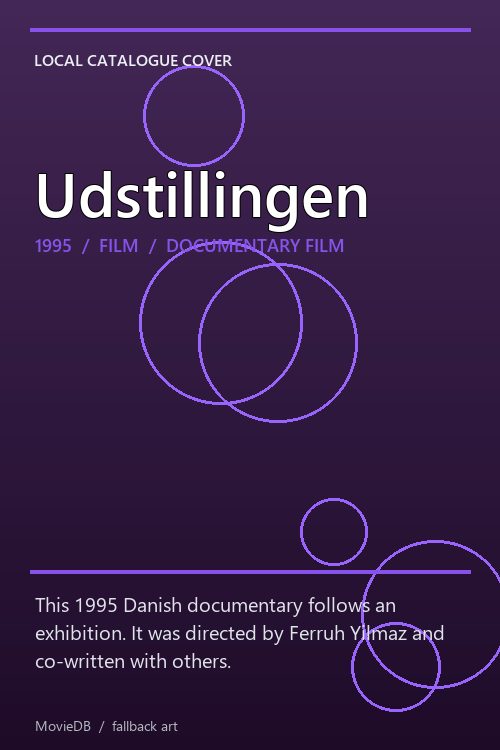 Udstillingen poster