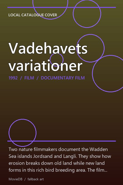 Vadehavets variationer poster