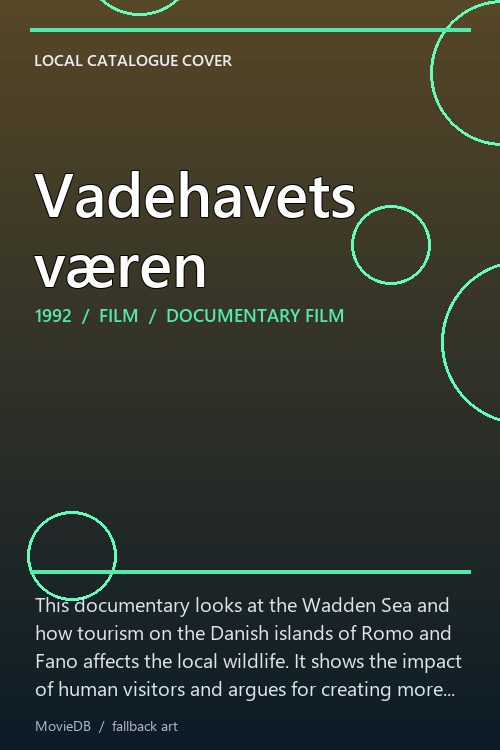 Vadehavets væren poster