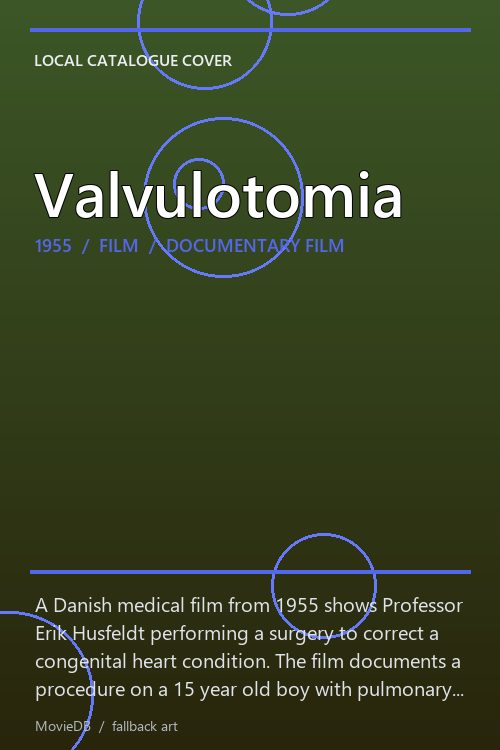 Valvulotomia poster