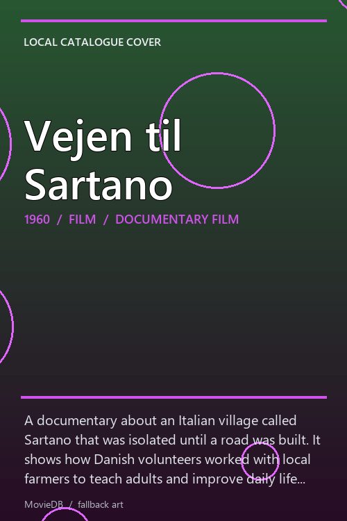 Vejen til Sartano poster