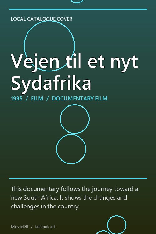 Vejen til et nyt Sydafrika poster