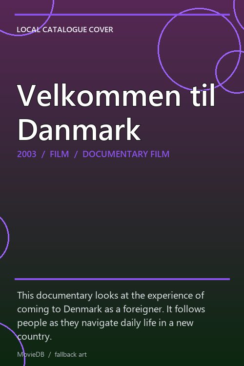 Velkommen til Danmark poster