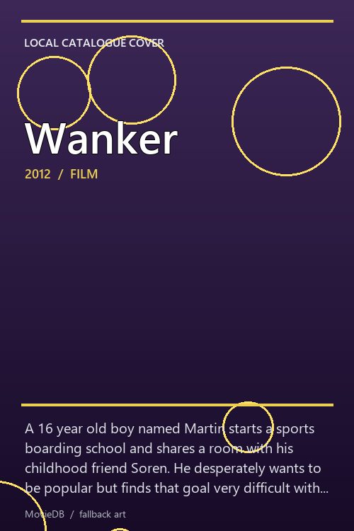 Wanker poster