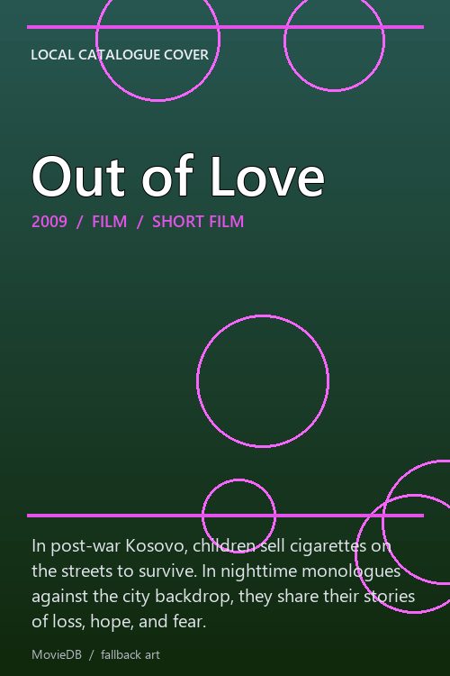 Out of Love poster