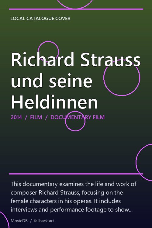 Richard Strauss und seine Heldinnen poster
