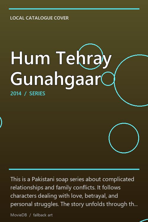 Hum Tehray Gunahgaar poster