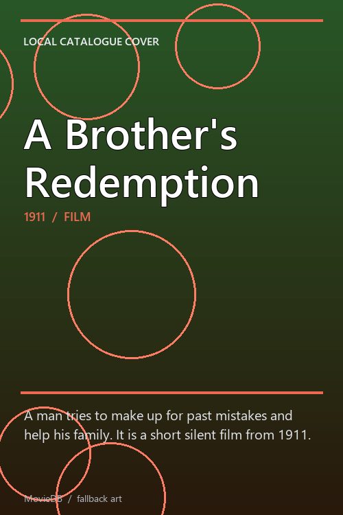 A Brother's Redemption poster