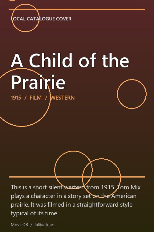 A Child of the Prairie poster
