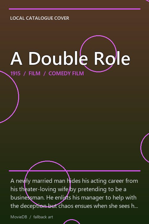 A Double Role poster