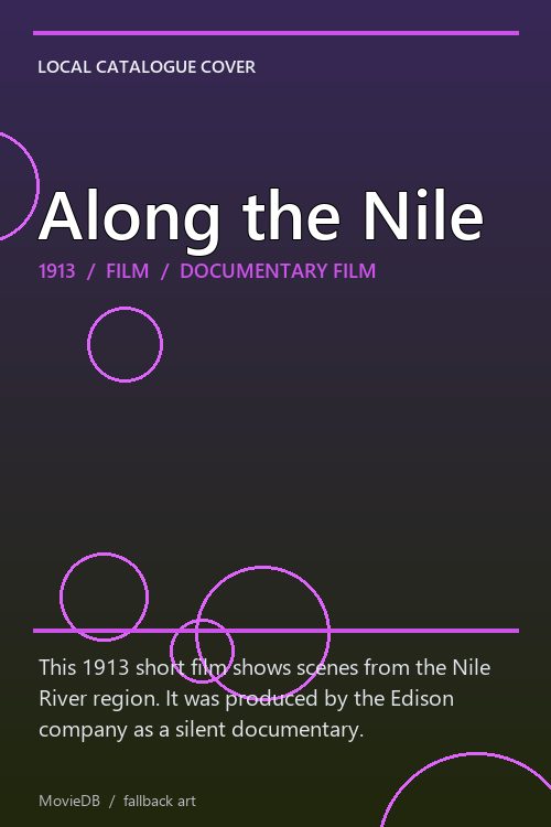 Along the Nile poster