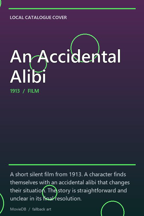 An Accidental Alibi poster