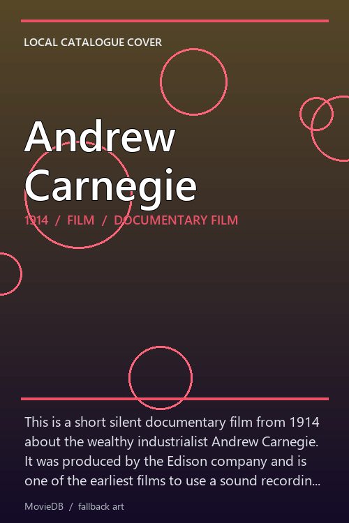 Andrew Carnegie poster