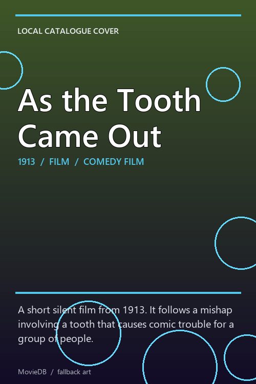 As the Tooth Came Out poster