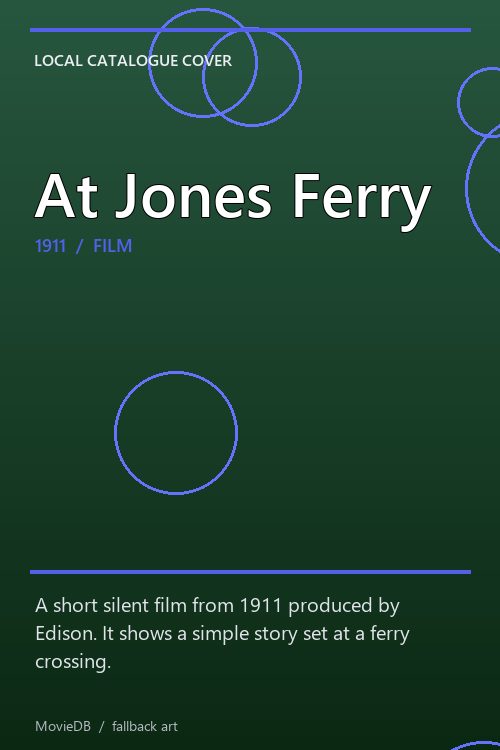 At Jones Ferry poster