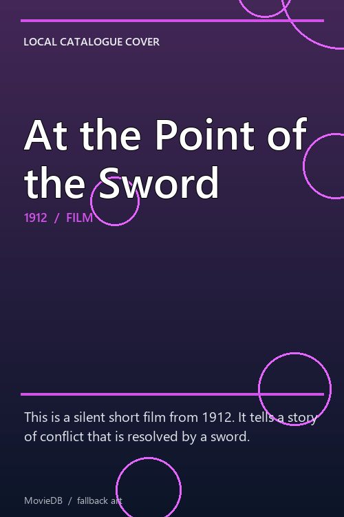 At the Point of the Sword poster