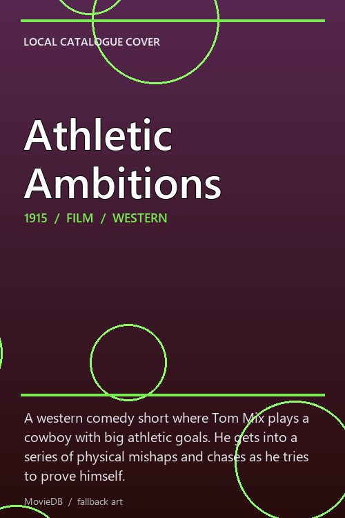 Athletic Ambitions poster