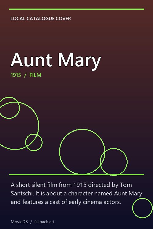 Aunt Mary poster