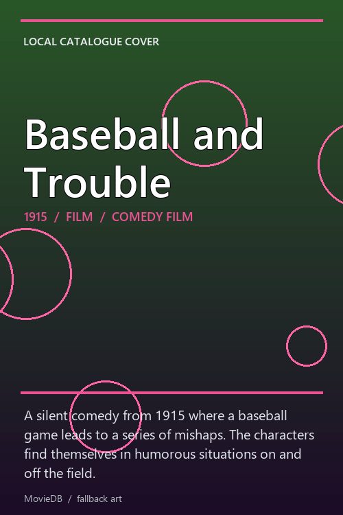 Baseball and Trouble poster