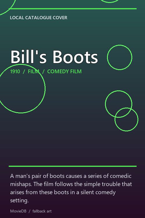 Bill's Boots poster