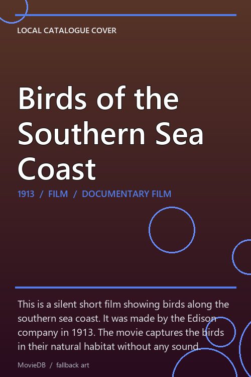 Birds of the Southern Sea Coast poster
