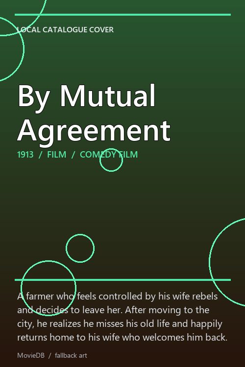 By Mutual Agreement poster