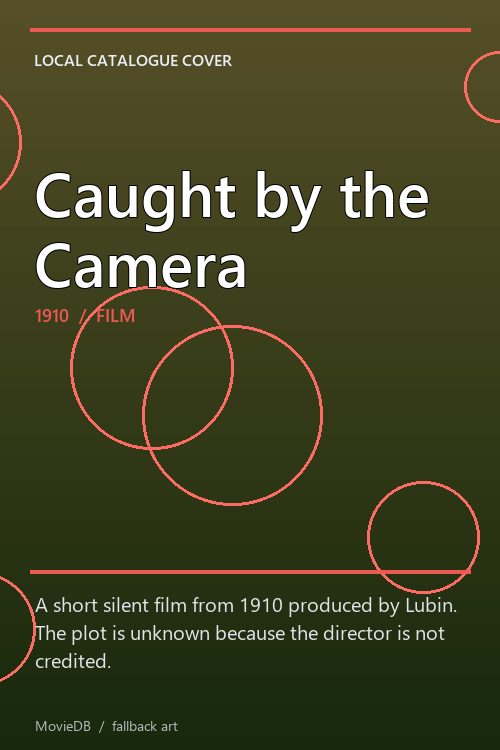 Caught by the Camera poster