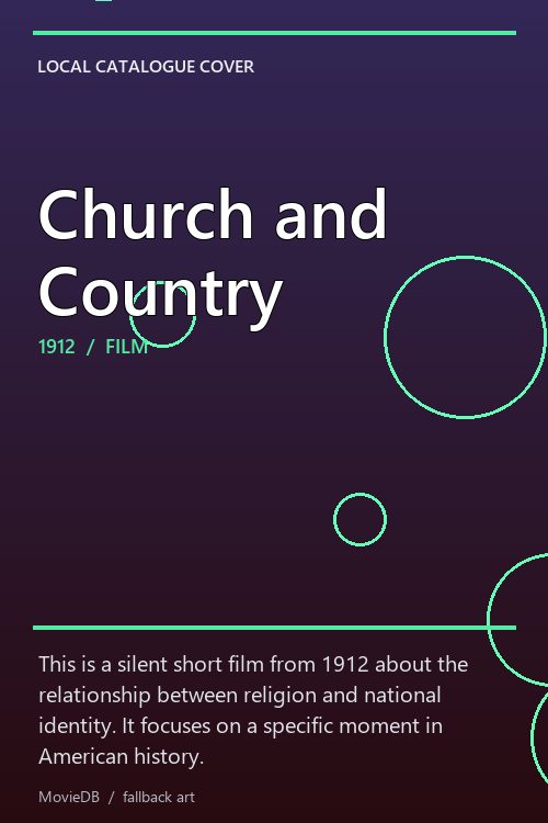 Church and Country poster