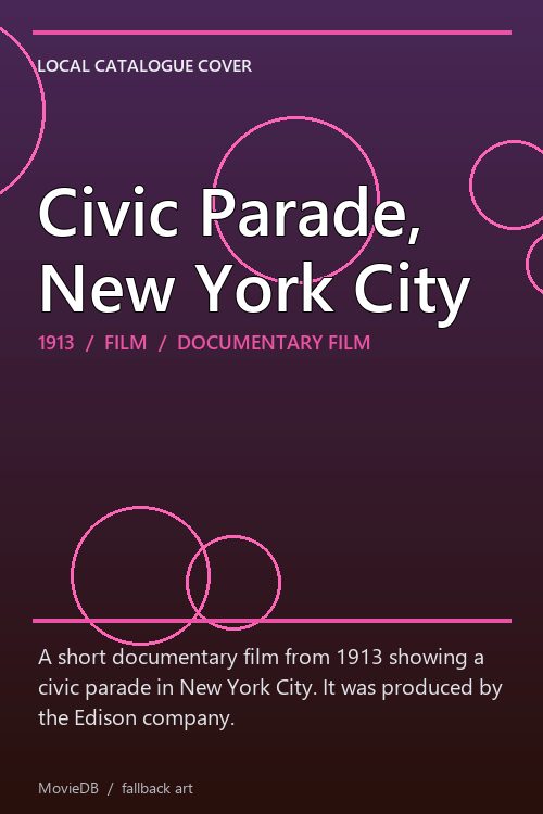 Civic Parade, New York City poster