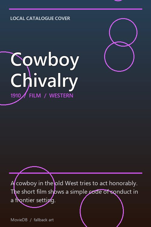 Cowboy Chivalry poster