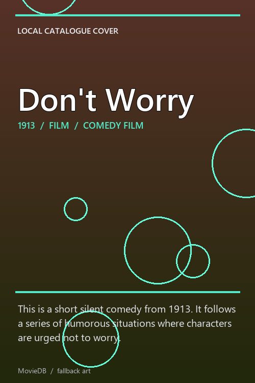 Don't Worry poster