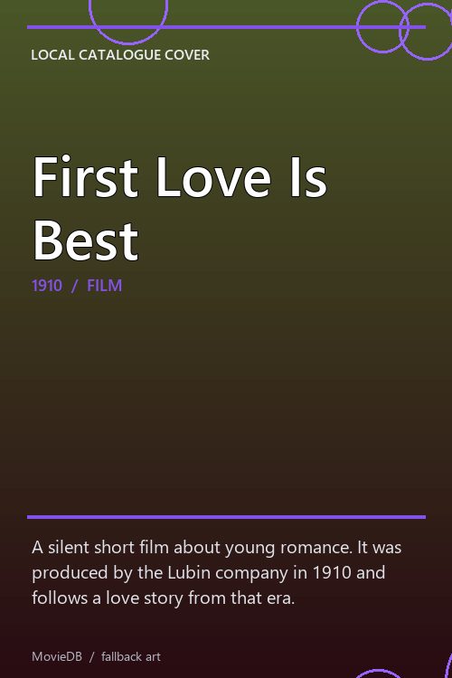 First Love Is Best poster