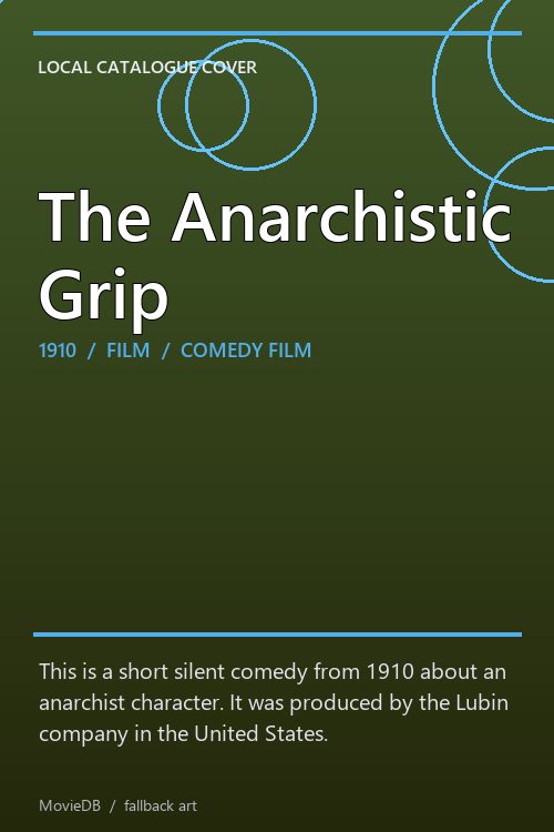 The Anarchistic Grip poster