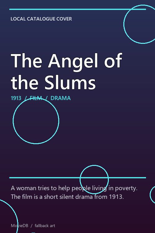 The Angel of the Slums poster