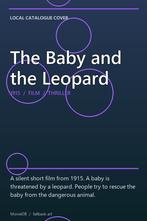 The Baby and the Leopard poster