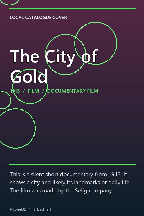 The City of Gold poster