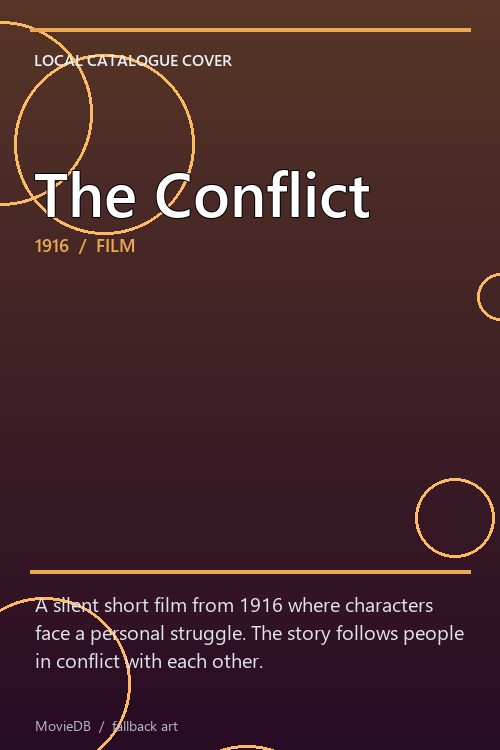 The Conflict poster