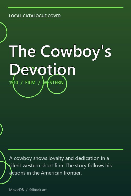 The Cowboy's Devotion poster