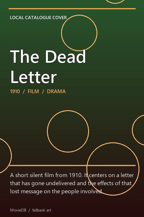 The Dead Letter poster
