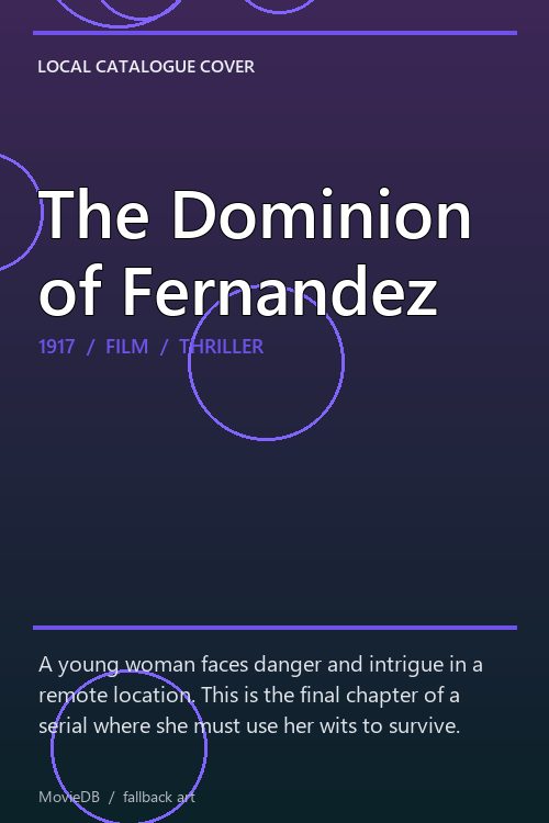 The Dominion of Fernandez poster