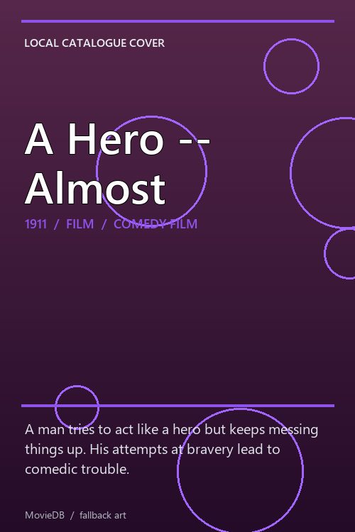 A Hero -- Almost poster