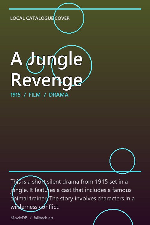A Jungle Revenge poster