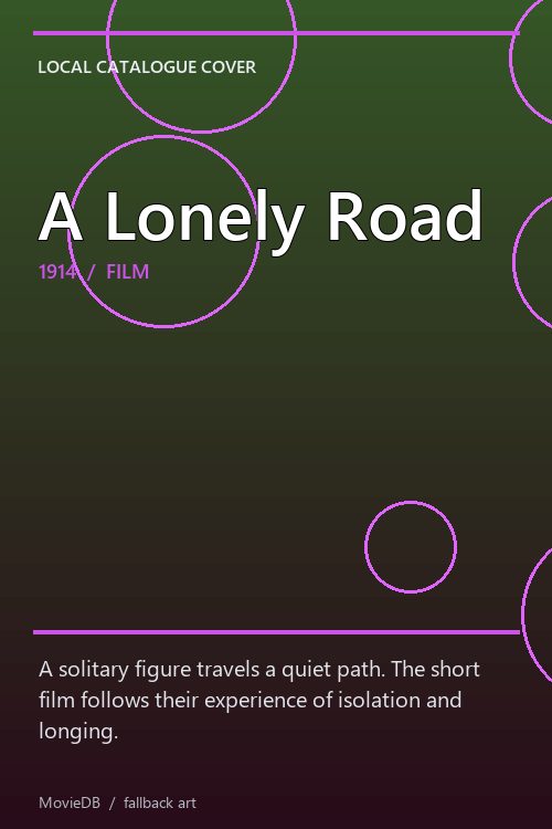 A Lonely Road poster