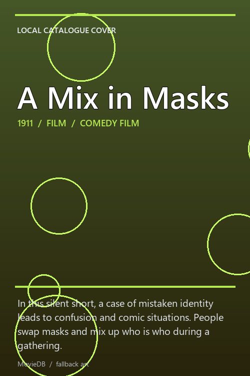 A Mix in Masks poster
