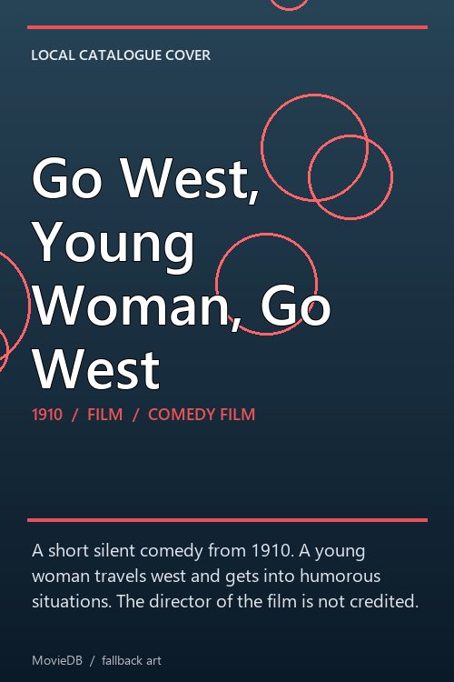 Go West, Young Woman, Go West poster