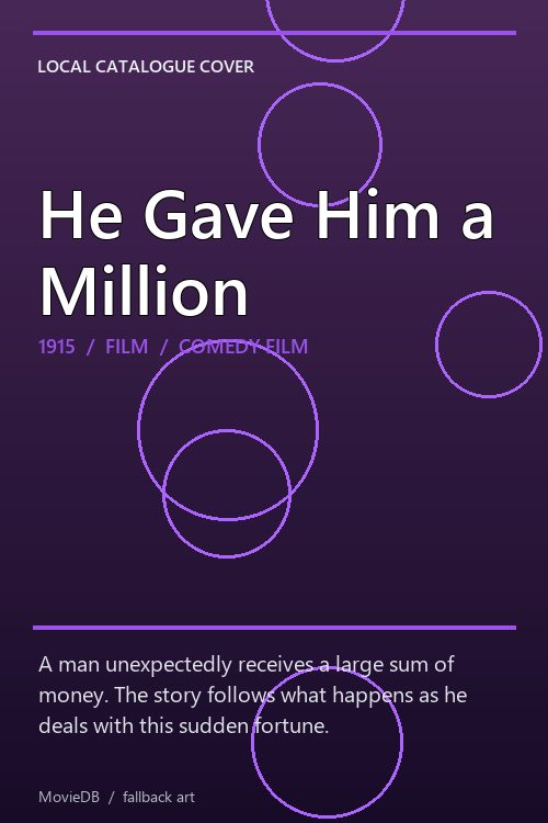 He Gave Him a Million poster