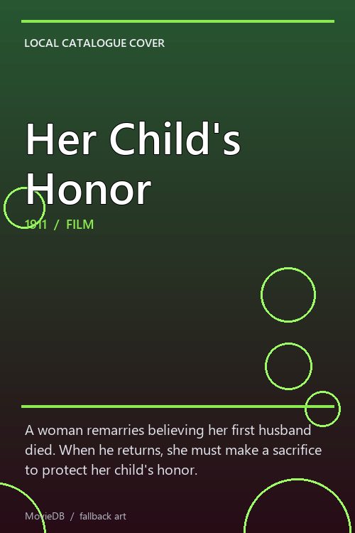 Her Child's Honor poster